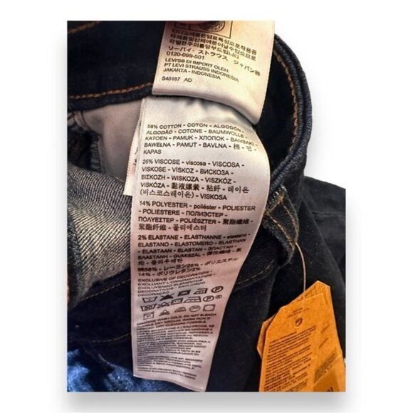 🆕 NWT Levi’s 24 24w Mid High Rise Straight Leg Mid Length Shorts Plus Size - Picture 5 of 14